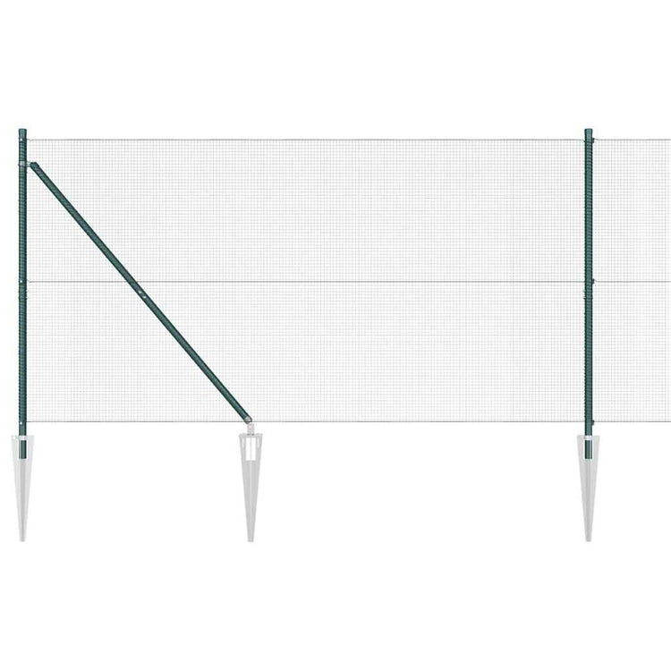 Vidaxl Zaunpfahl grün 10 x 1,2 m (12 x 12 mm Maschenweite)