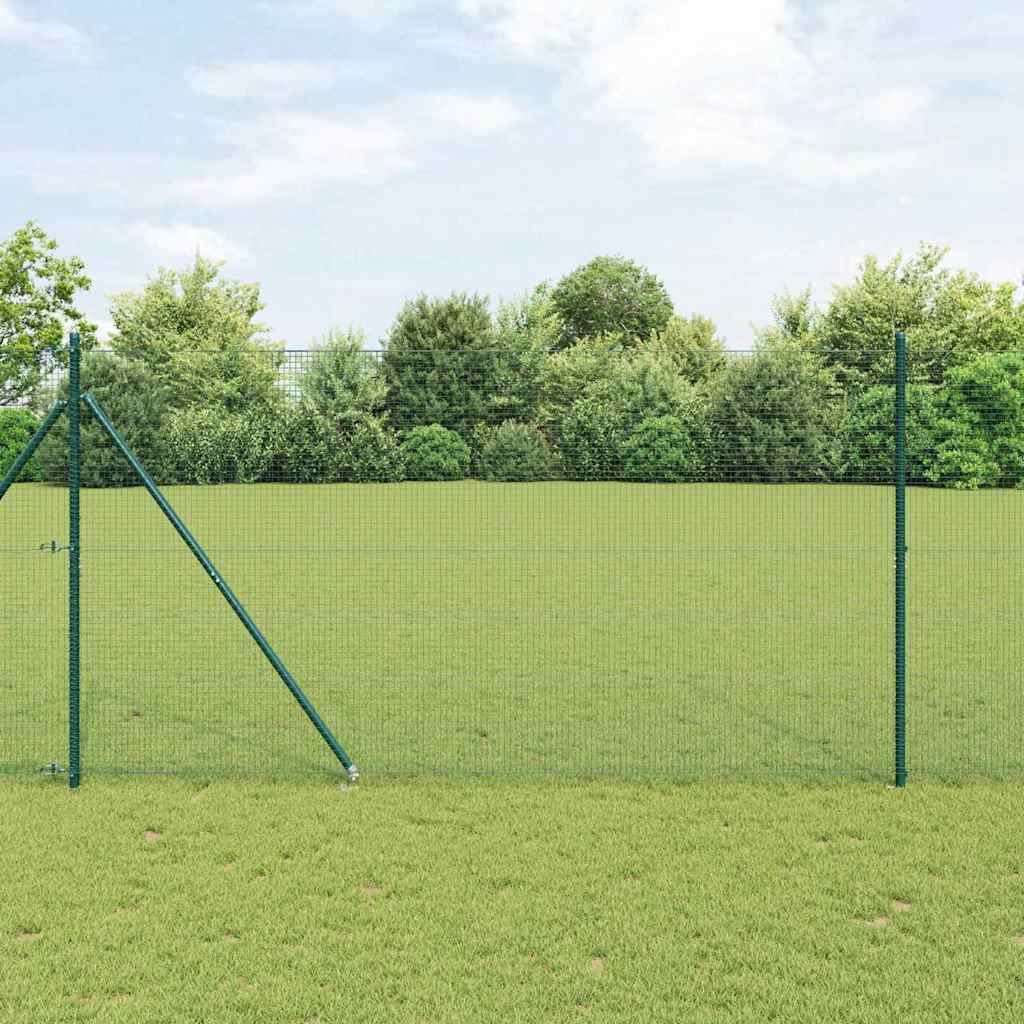 Vidaxl Zaunpfahl grün 10 x 1,4 m (19 x 19 mm Maschenweite)