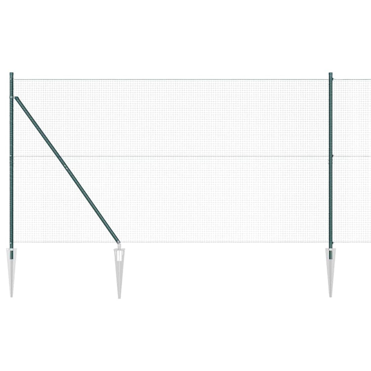 Vidaxl Zaunpfahl grün 10 x 1,4 m (19 x 19 mm Maschenweite)