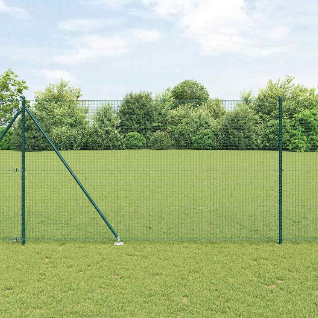 Vidaxl Zaunpfahl grün 10 x 1,6 m (16 x 16 mm Maschenweite)