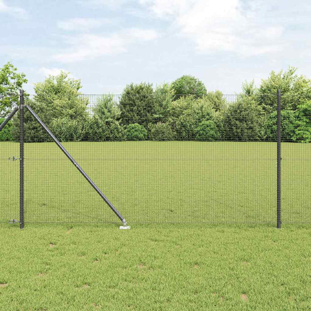 Vidaxl Zaunpfahl grau 10 x 1,2 m (19 x 19 mm Maschenweite)