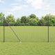 Vidaxl Zaunpfosten grau 10 x 1,5 m (25 x 25 mm Maschenweite) Stahl