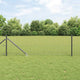 Vidaxl Zaunpfosten grau 25 x 0,5 m (25 x 25 mm Maschenweite) Stahl