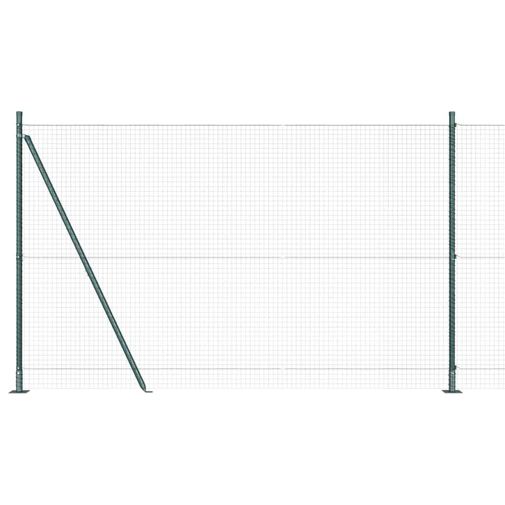 Vidaxl Zaunpfahl grün 10 x 1,6 m (25 x 25 mm Maschenweite)