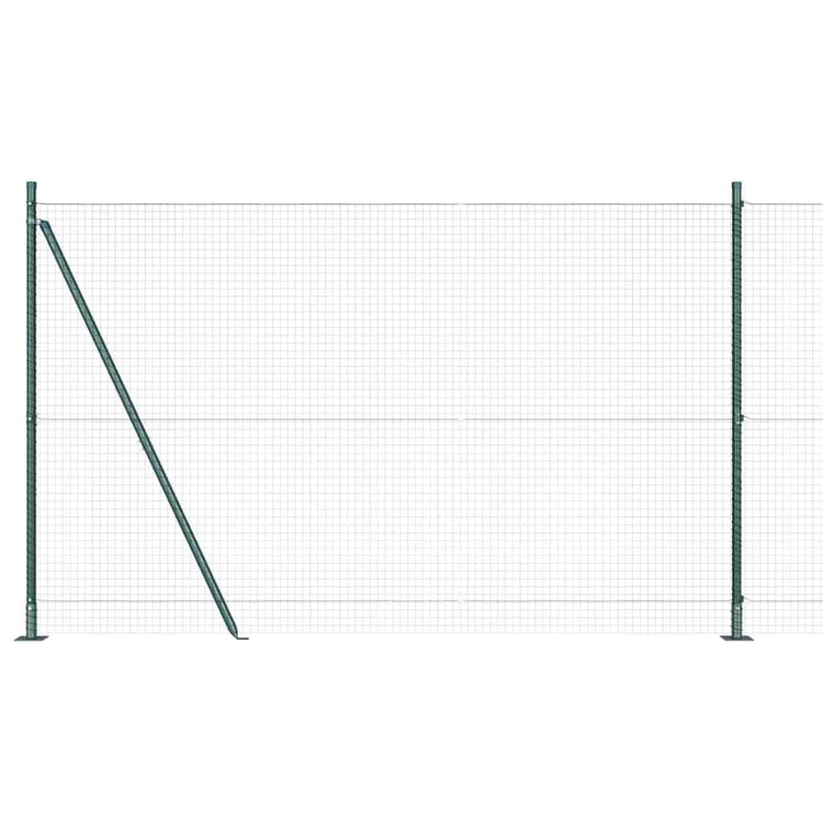 Vidaxl Zaunpfahl grün 10 x 1,6 m (25 x 25 mm Maschenweite)