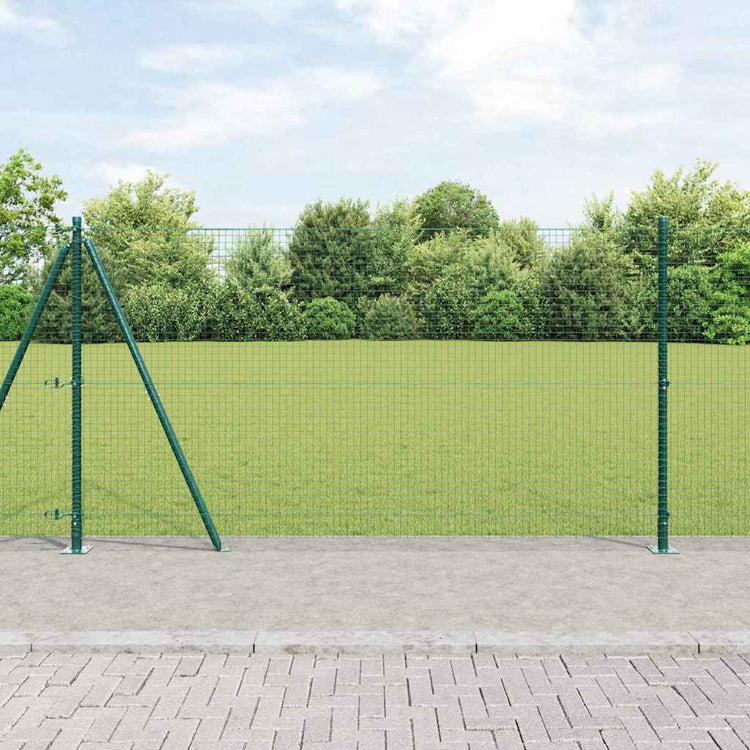 Vidaxl Zaunpfahl grün 25 x 1,2 m (25 x 25 mm Maschenweite)