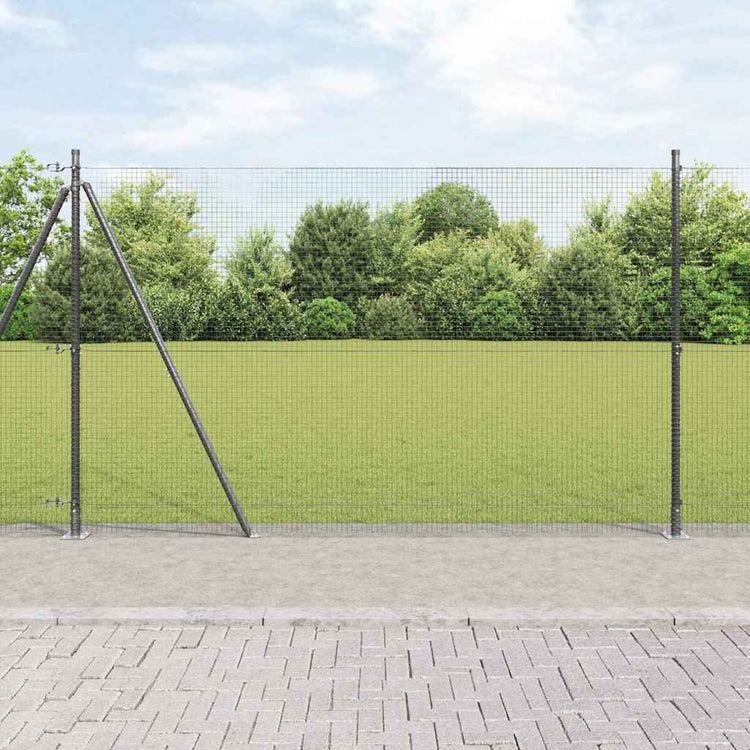 Vidaxl Zaunpfahl grau 10 x 1,4 m (19 x 19 mm Maschenweite)