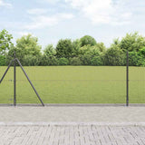 Vidaxl Zaunpfahl grau 25 x 1 m (12 x 12 mm Maschenweite) Stahl - afbeelding 1