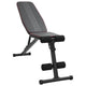 Vidaxx Hantelbank schwarz 131 x 41 x 110 cm pulverbeschichteter Stahl