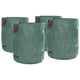 Vidaxxl Gartenabfallsäcke 4 Stück grün 79 x 79 x 99,5 cm Polypropylen