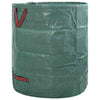 Vidaxxl Gartenabfallsäcke 12 Stück grün 45 x 45 x 76 cm Polypropylen
