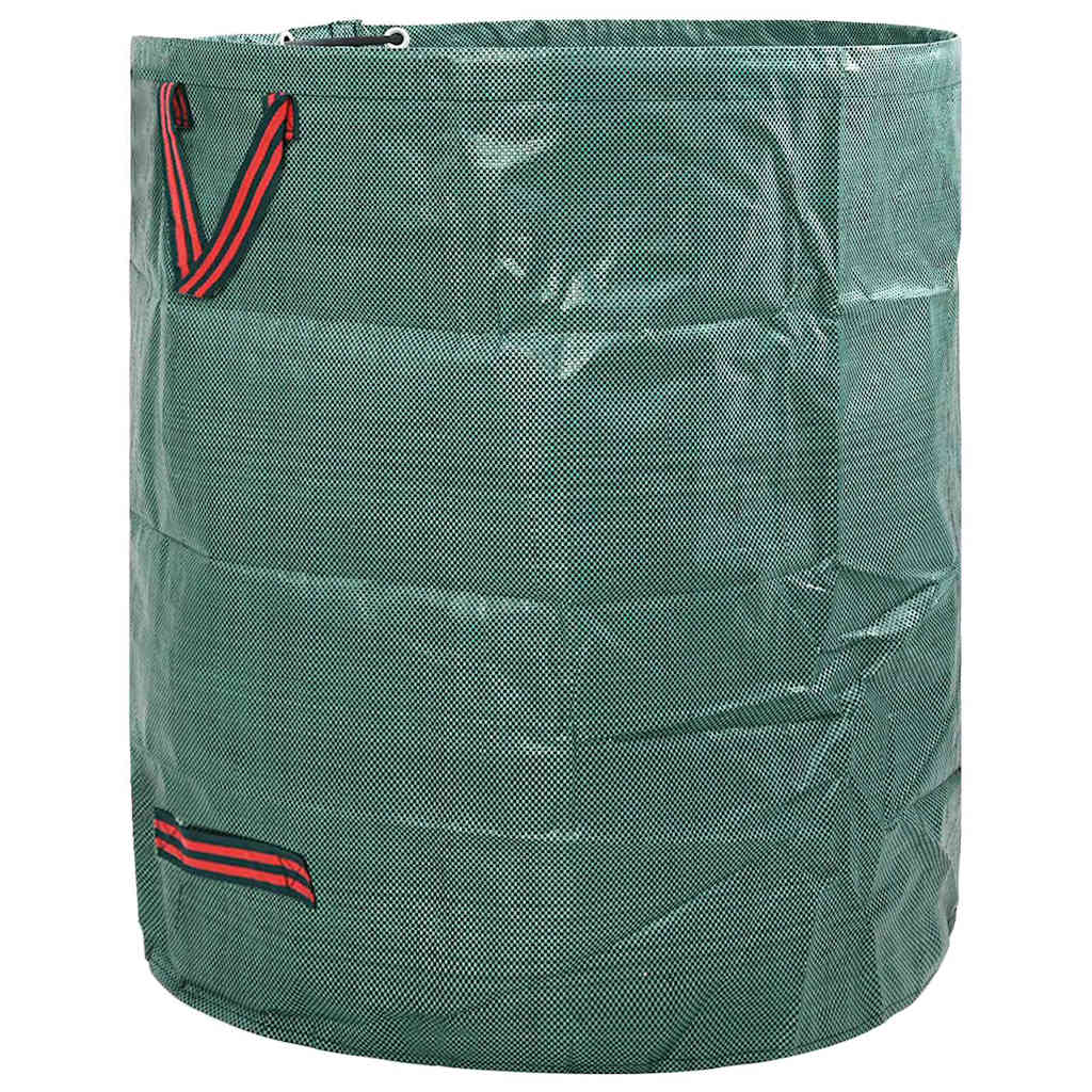 Vidaxxl Gartenabfallsäcke 12 Stück grün 67 x 67 x 75,5 cm Polypropylen
