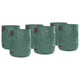 Vidaxxl Gartenabfallsäcke 12 Stück grün 79 x 79 x 99,5 cm Polypropylen
