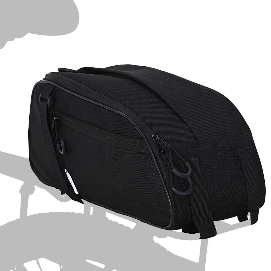 Vidaxx Fahrradtasche schwarz 38 x 16 x 16 cm Polyester