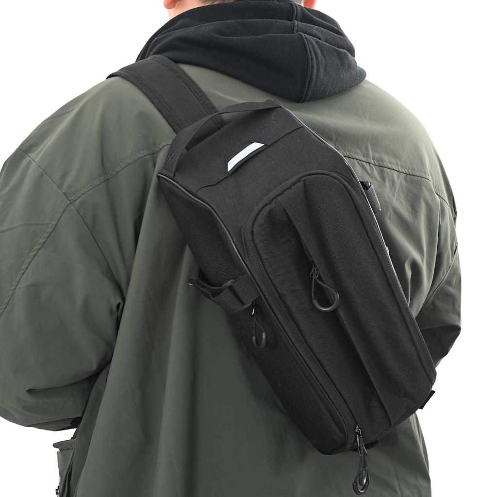 Vidaxx Fahrradtasche schwarz 38 x 16 x 16 cm Polyester