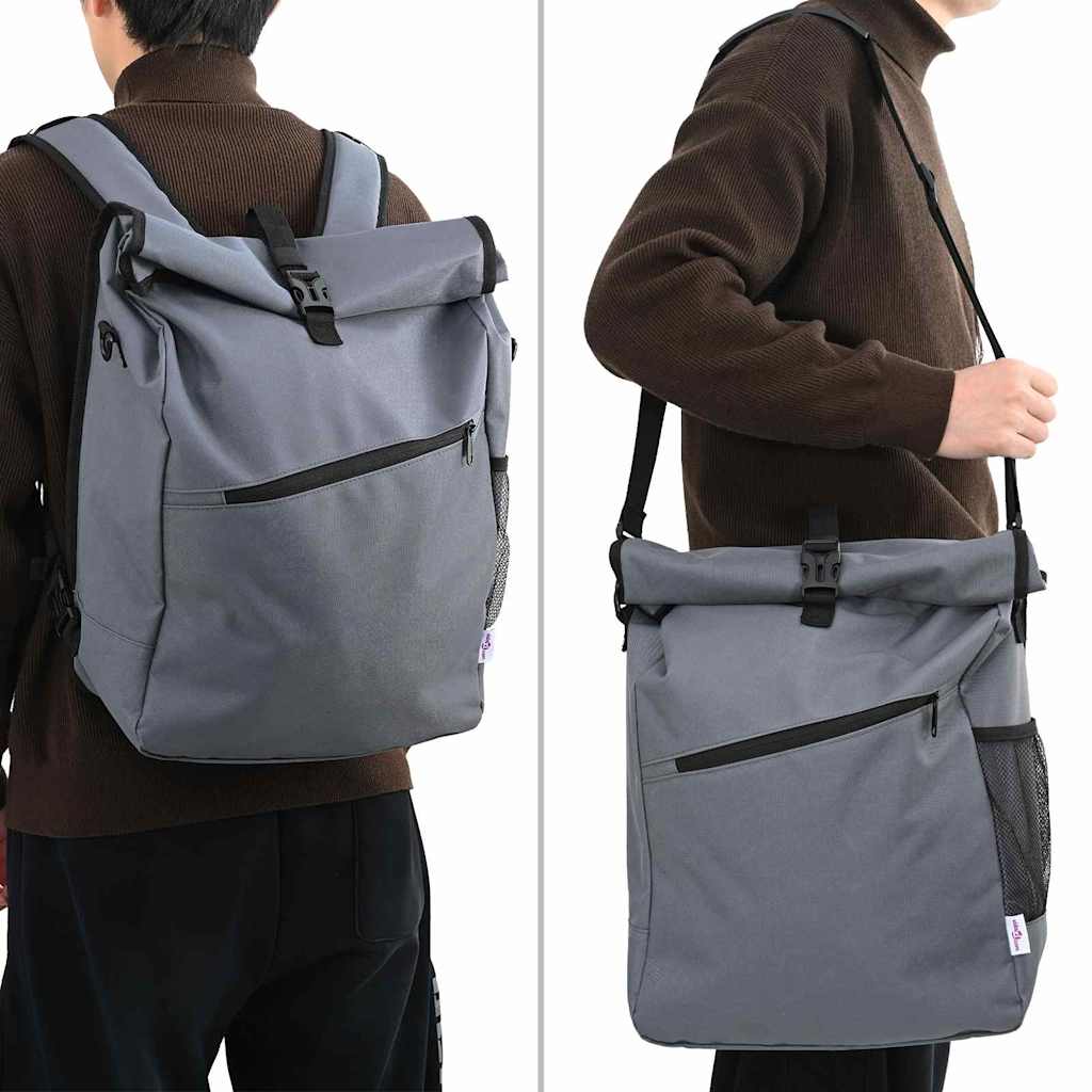Vidaxx Fahrradtasche grau 33 x 16 x 60 cm Polyester