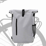 Vidaxx Fahrradtasche grau 31 x 13 x 58 cm Polyester - afbeelding 2