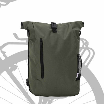 Vidaxx Fahrradtasche olivgrün 31 x 13 x 58 cm Polyester