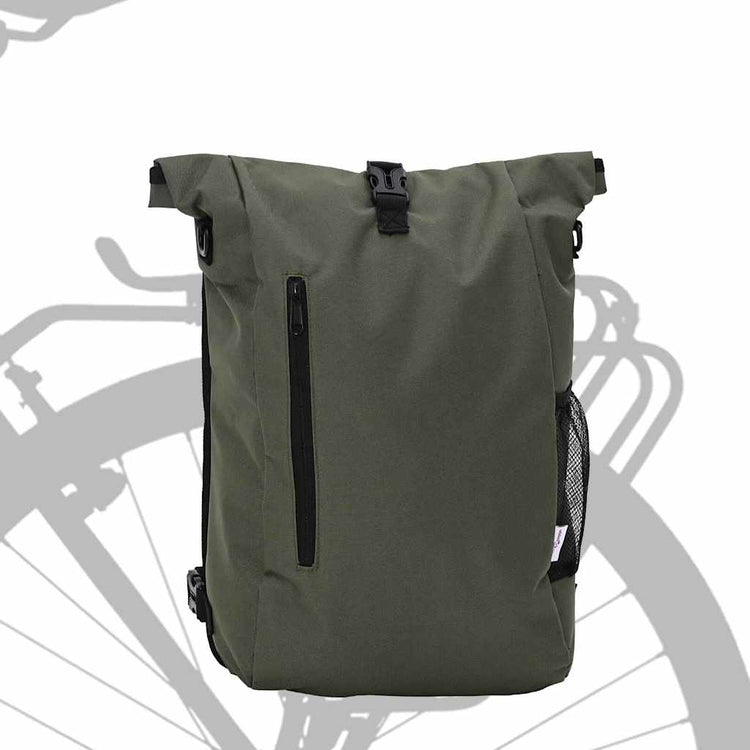Vidaxx Fahrradtasche olivgrün 31 x 13 x 58 cm Polyester