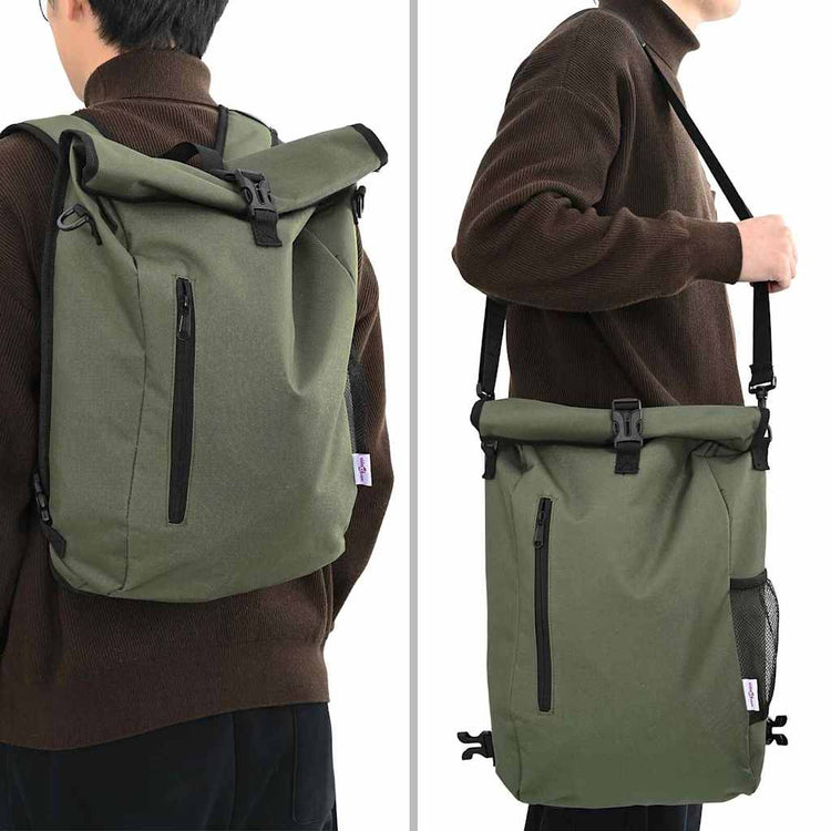 Vidaxx Fahrradtasche olivgrün 31 x 13 x 58 cm Polyester