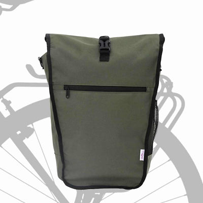 Vidaxx Fahrradtasche olivgrün 34 x 16 x 59 cm Polyester