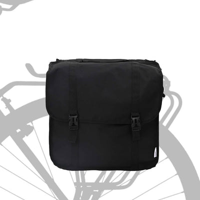 Vidaxx Fahrradtasche schwarz 40 x 18,5 x 35 cm Polyester