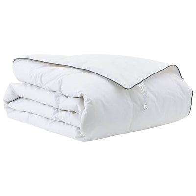 Vidaxl Winterdecke weiß 135 x 220 cm Federn