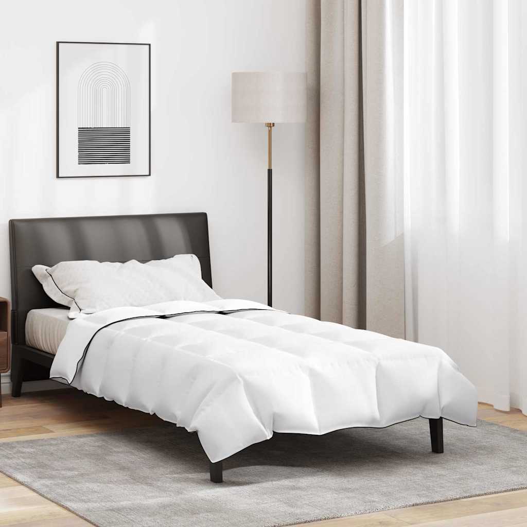 Vidaxl Winterdecke weiß 140 x 220 cm Federn