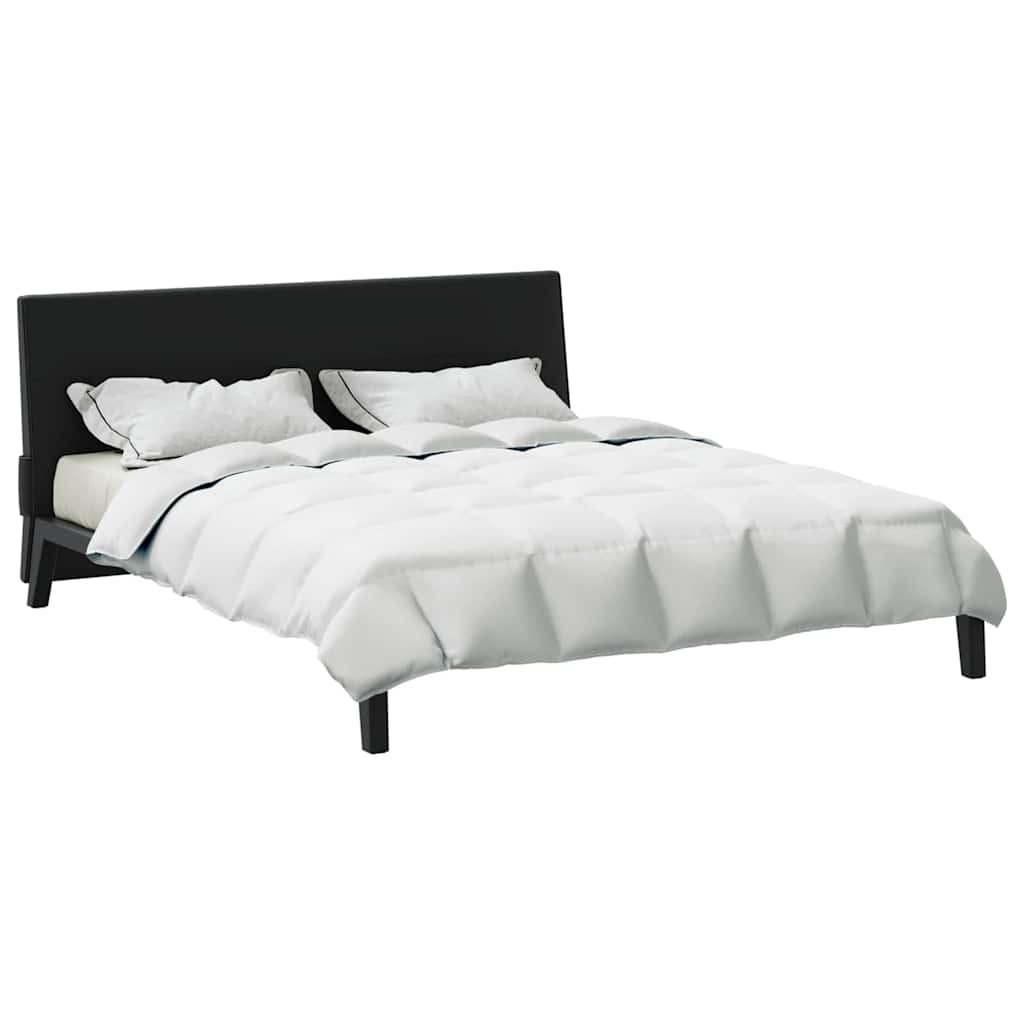 Vidaxl Bettdecke weiß 240 x 220 cm Federn