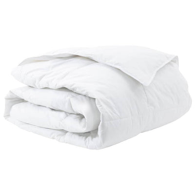 Vidaxl Winterdecke weiß 200 x 220 cm Federn
