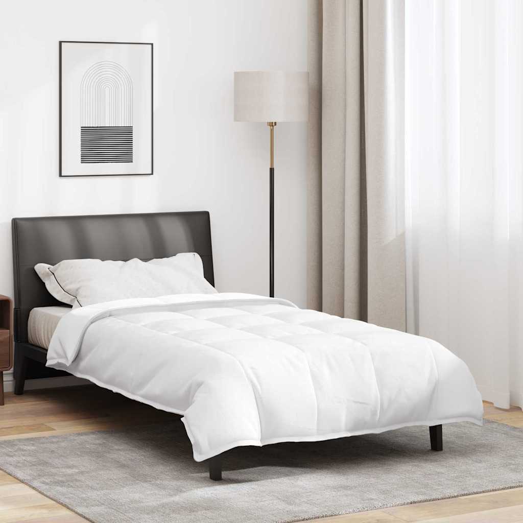 Vidaxl 2-in-1-Bettdecke weiß 135 x 200 cm Federn