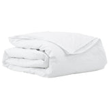 VidaXL 2-in-1-Bettdecke weiß 200 x 200 cm Federn - afbeelding 2