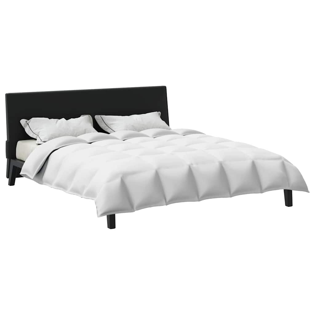 Vidaxl 2-in-1-Bettdecke weiß 240 x 220 cm Federn