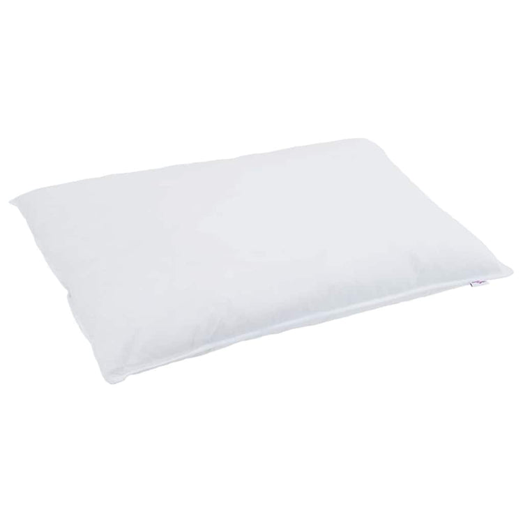 Vidaxxl Kissen mit Kissen weiß 40 x 80 cm Federn