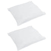 VidaXL Kissen mit Kissen 2 Stück weiße 50 x 50 cm Federn