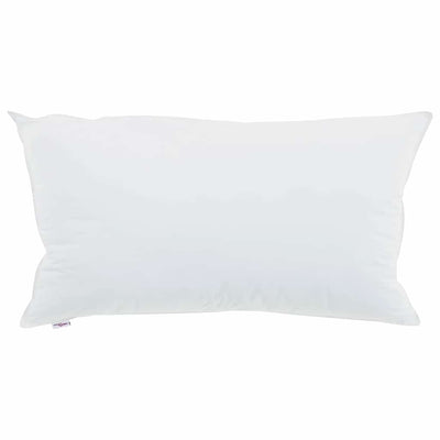 VidaXL Kissen mit Kissen weiß 40 x 80 cm Baumwolle