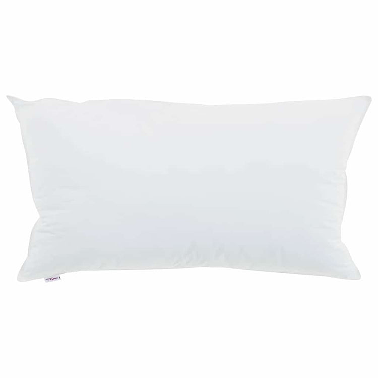VidaXL Kissen mit Kissen weiß 40 x 80 cm Baumwolle