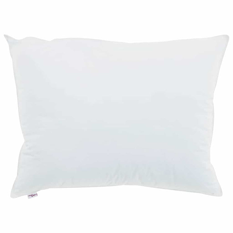 Vidaxxl Kissen mit Kissen 2 Stück weiß 50 x 75 cm Baumwolle