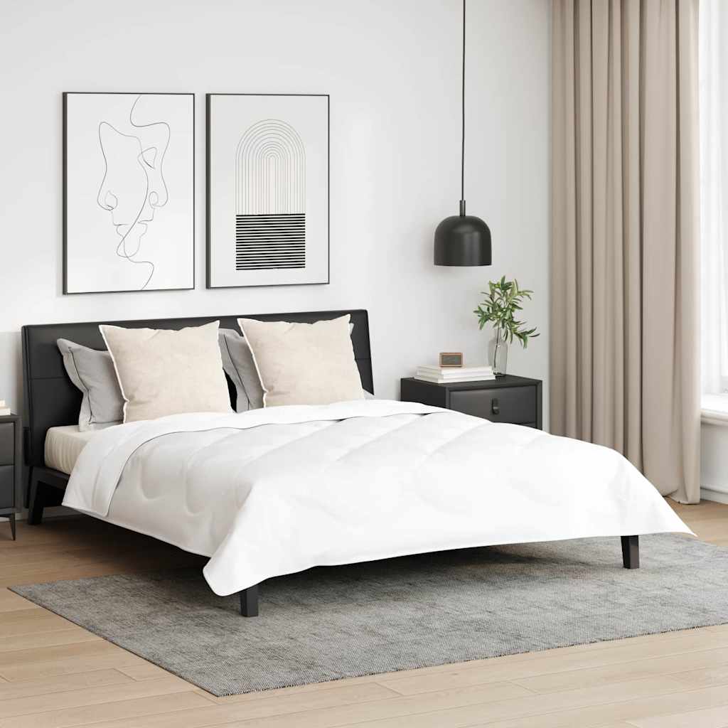 Vidaxxl Kissen mit Kissen 2 Stück weiß 60 x 70 cm Baumwolle