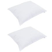 Vidaxxl Kissen mit Kissen 2 Stück weiß 60 x 80 cm Baumwolle - afbeelding 3