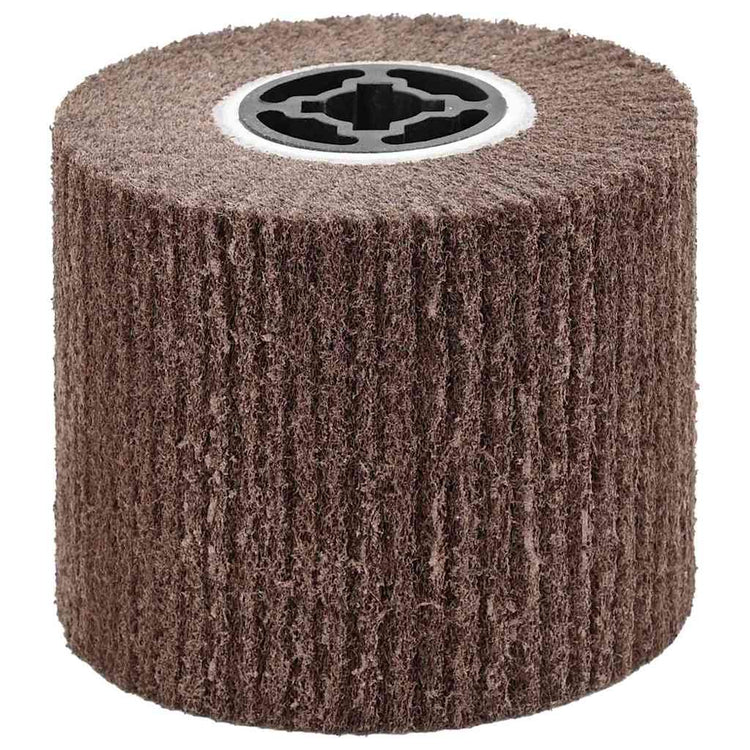 Vidaxl Schleifwalzen 3 Stück braun 12 x 12 x 10 cm Kunstfaser