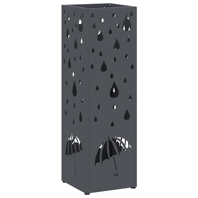 Vidaxl Regenschirm Standard Anthrazit 15,5 x 15,5 x 49 cm Metall