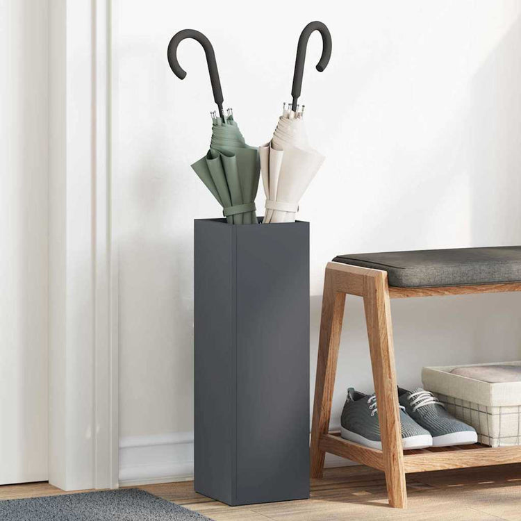 Vidaxl Regenschirm Standard Anthrazit 15,5 x 15,5 x 49 cm Metall