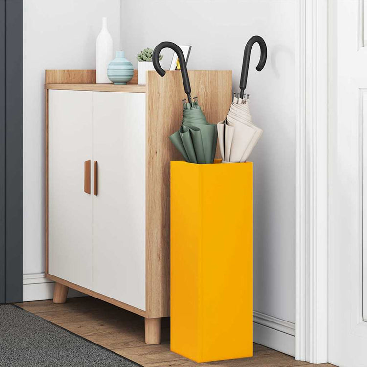 Vidaxl Regenschirm Standard Senfgelb 15,5 x 15,5 x 49 cm Metall