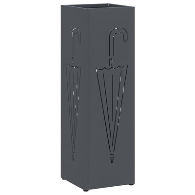 Vidaxl Regenschirm Standard Anthrazit 15,5 x 15,5 x 49 cm Metall