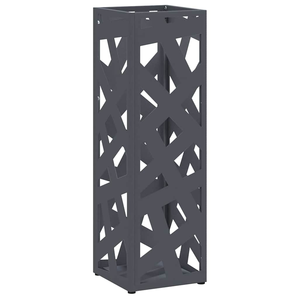 Vidaxl Regenschirm Standard Anthrazit 15,5 x 15,5 x 49 cm Metall