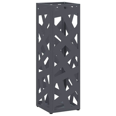 Vidaxl Regenschirm Standard Anthrazit 15,5 x 15,5 x 49 cm Metall