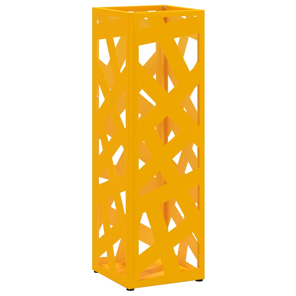 Vidaxl Regenschirm Standard Senfgelb 15,5 x 15,5 x 49 cm Metall