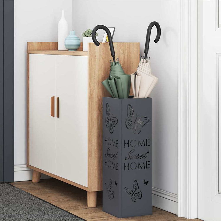 Vidaxl Regenschirm Standard Anthrazit 15,5 x 15,5 x 49 cm Metall