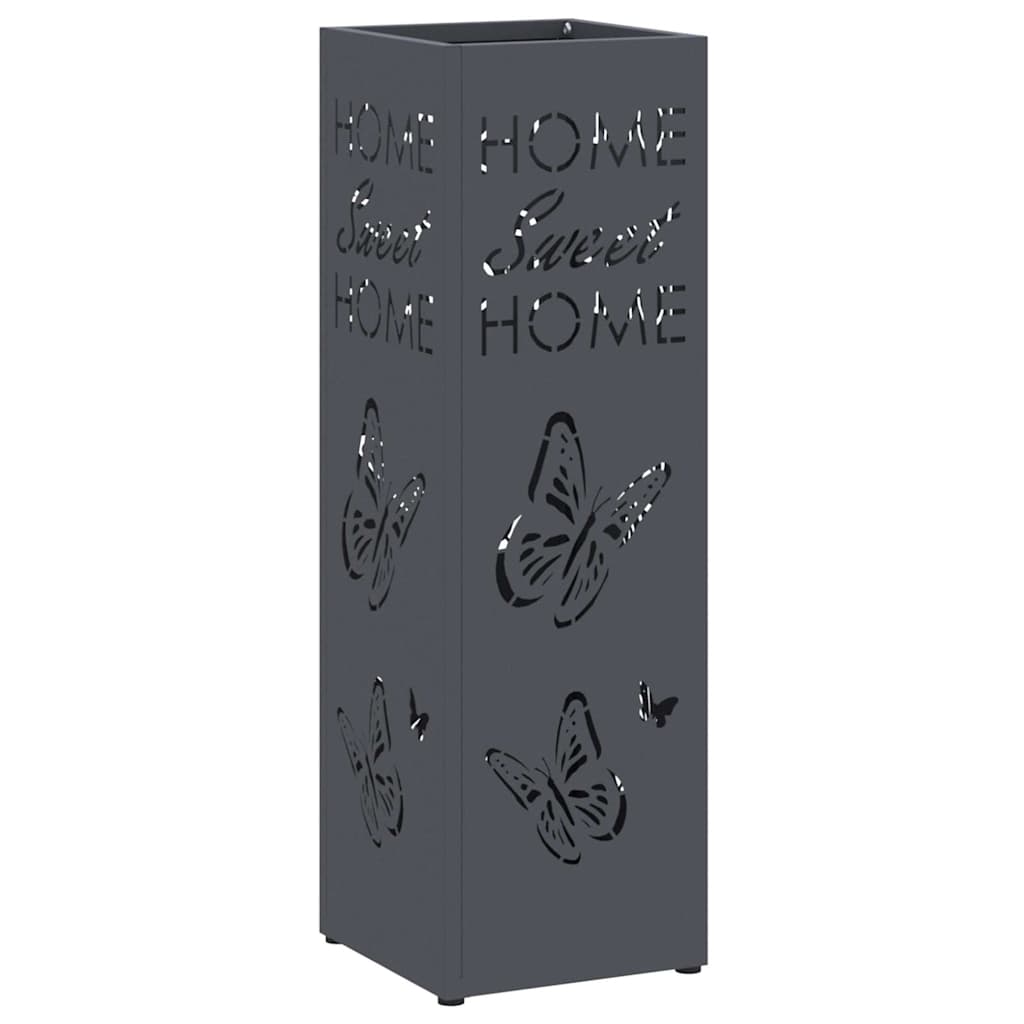 Vidaxl Regenschirm Standard Anthrazit 15,5 x 15,5 x 49 cm Metall